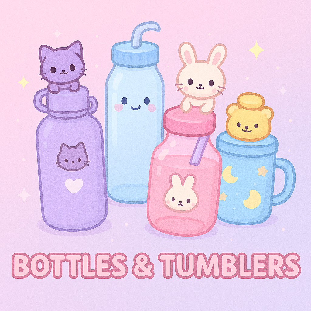 bottles and tumblers