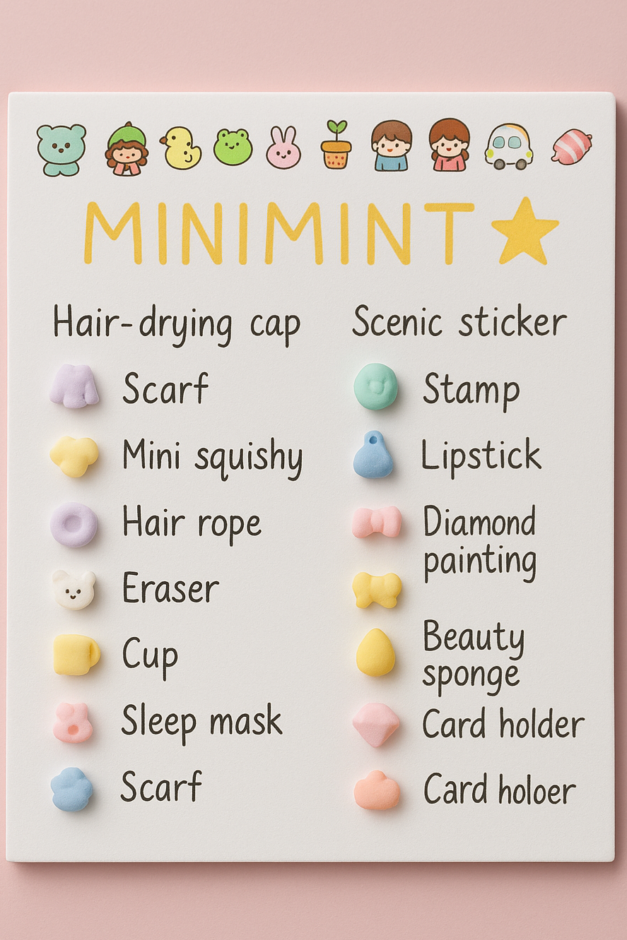 MINIMINT Surprise Scoop – Cute Kawaii Accessories Mystery Scoop