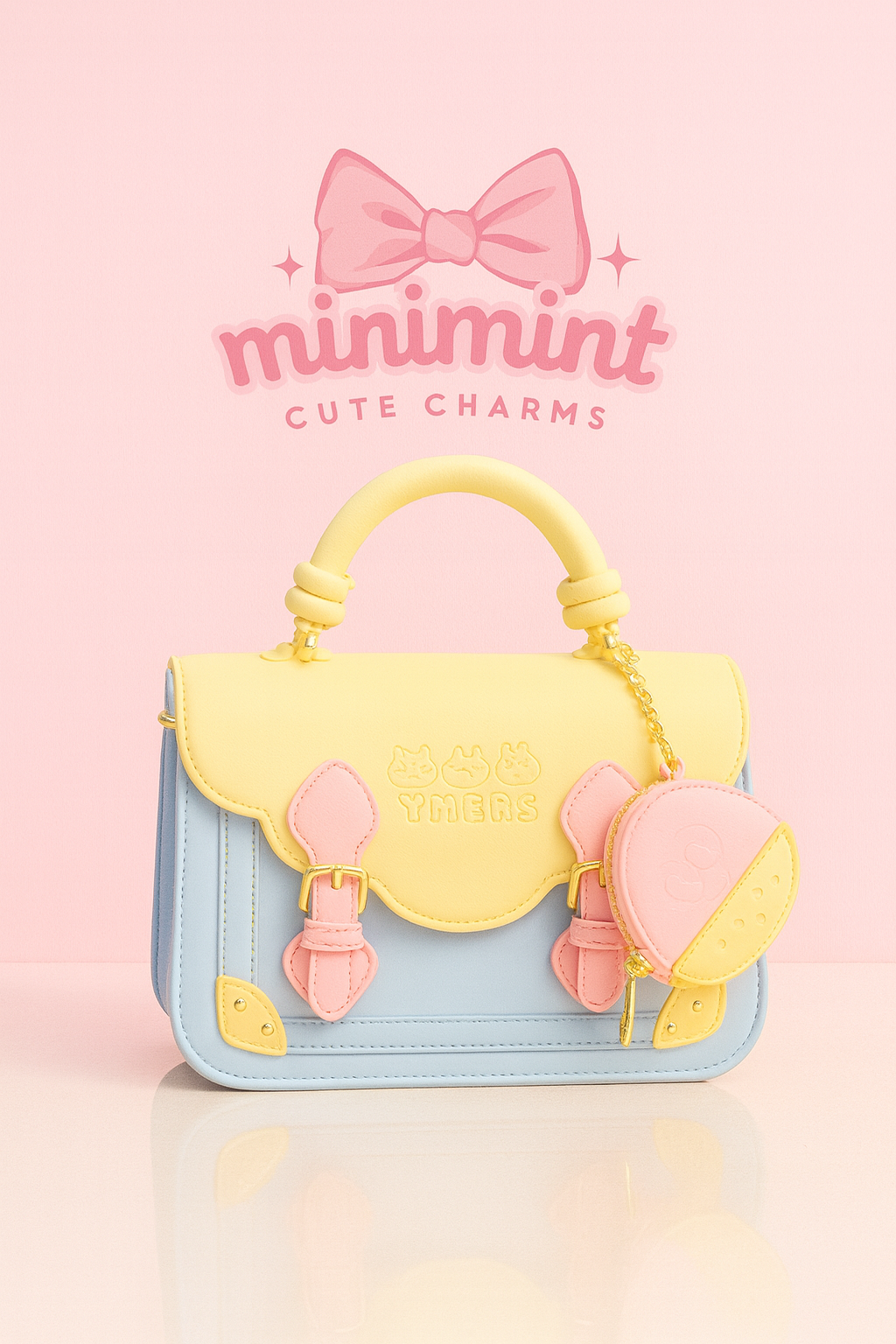 Pastel Candy Satchel – Cute Kawaii Shoulder & Handbag