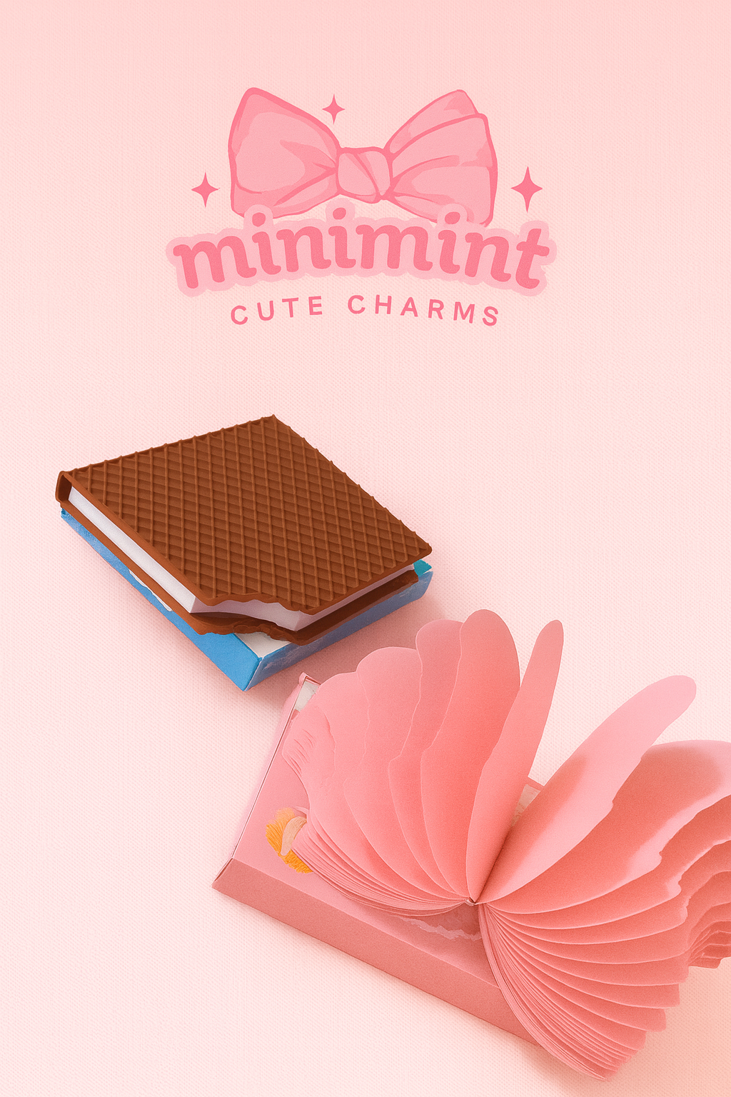 Cute Food-Themed Fragrance Diary – Cookie, Waffle, Macaron, Ice Cream Notepad | Scented Notebook | Mini Kawaii Diary