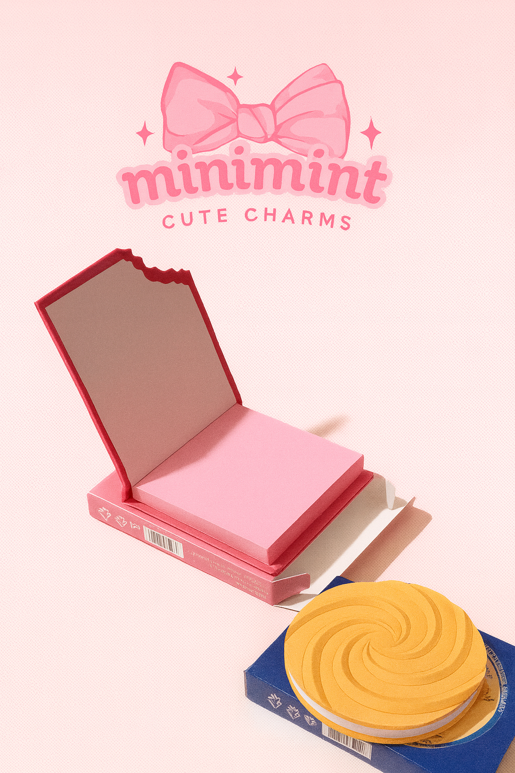 Cute Food-Themed Fragrance Diary – Cookie, Waffle, Macaron, Ice Cream Notepad | Scented Notebook | Mini Kawaii Diary