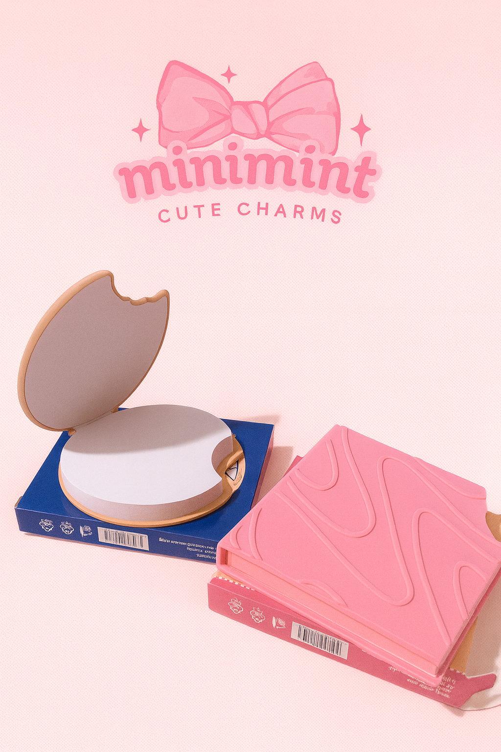 Cute Food-Themed Fragrance Diary – Cookie, Waffle, Macaron, Ice Cream Notepad | Scented Notebook | Mini Kawaii Diary