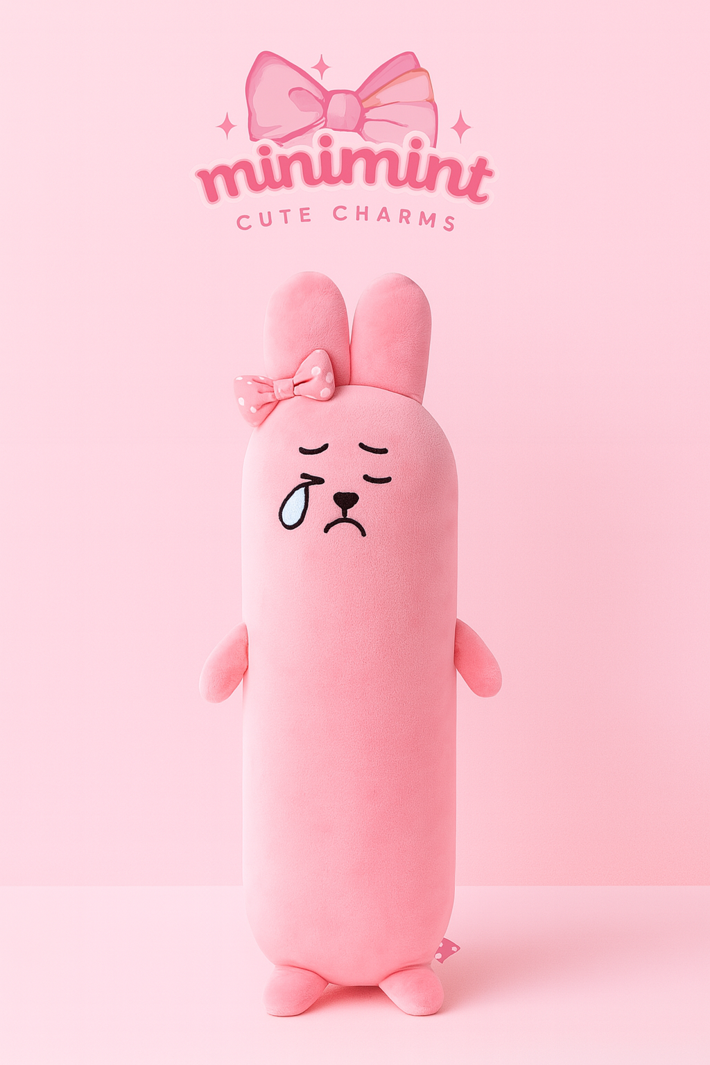 Sad Bunny Body Hug Pillow – Extra Soft Kawaii Plush